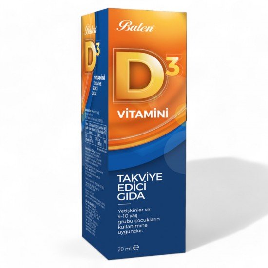 Balen D 3 Vitamini (Sıvı) 20 Ml-8690957004460