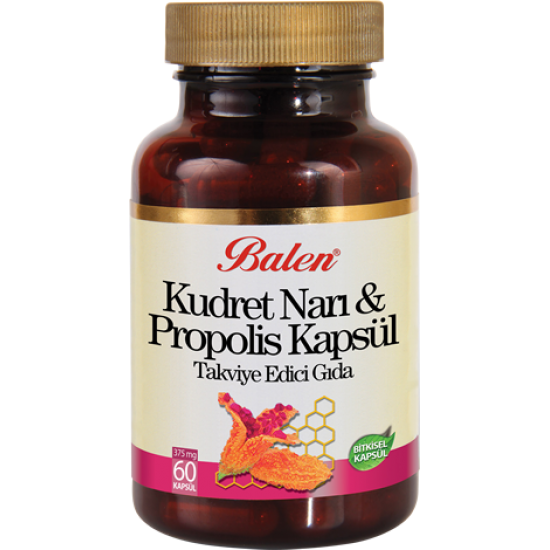 Balen Kudret Narı & Propolis Kapsül Takviye Edici Gıda-