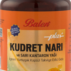  Balen Kudret Narı ve Sarı Kantaron Yağı İçeren Yumuşak Kapsül