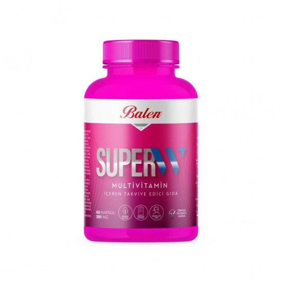 SÜPER-W MULTİVİTAMİN KAPSÜL * 585 mg 60-