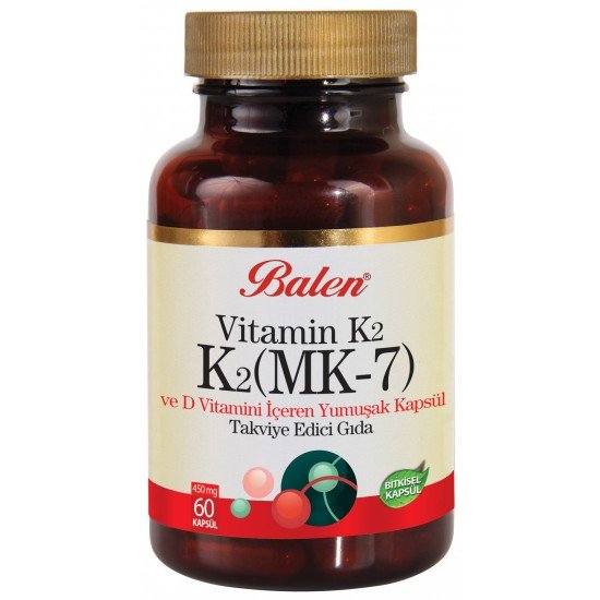 VİTAMİN 2 2-MK 7 D3 450 mg *60 kapsül-