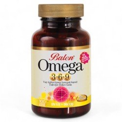 Balen Omega 3-6-9 Yağ Asitlerini İçeren Yumuşak Kapsül 1585MG*100