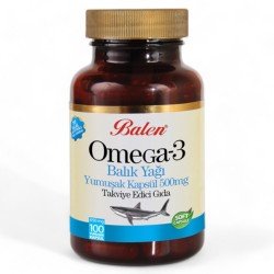 Balen Omega 3 Balık Yağı Yumuşak Kapsül 650 Mg* 100