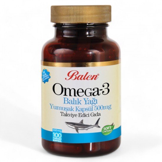 Balen Omega 3 Balık Yağı Yumuşak Kapsül 650 Mg* 100-8690957000783