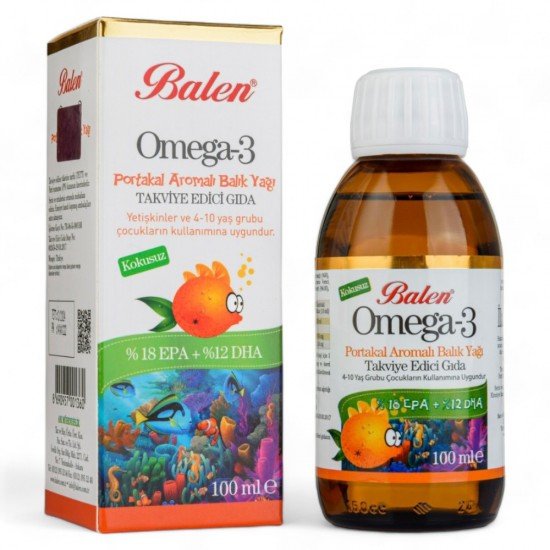 Balen Omega-3 Portakal Aromalı  100 ML-8690957005122