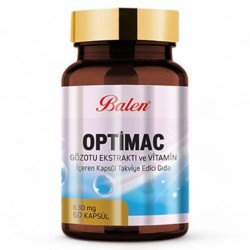 Balen Optimac Gözotu Ekstraktı ve Vitamin İçeren Kapsül 630MG*60