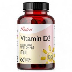 BALEN VİTAMİN D3 YUMUŞAK KAPSÜL 450 MG*60