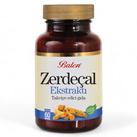 Balen Zerdeçal Ekstraktı Kapsül 250mg*60-