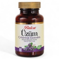 Balen Üzüm Çekirdeği Ekstraktı Kapsül 375MG*60