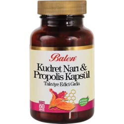  Balen Kudret Narı & Propolis Kapsül Takviye Edici Gıda